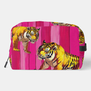 Sac cosmétique coloré tigre décoratif