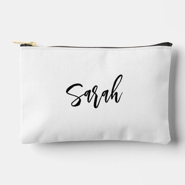 Sac cosmétique en velours personnalisé pour BRIDES (Recto)