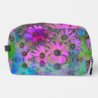 Sac cosmétique floral coloré personnalisable