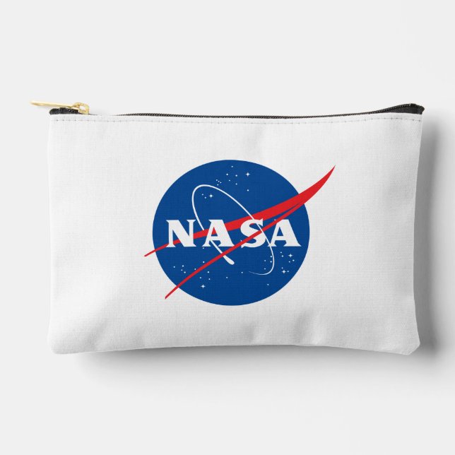 Sac Cosmétique Iconique de la NASA (blanc de fusée (Recto)