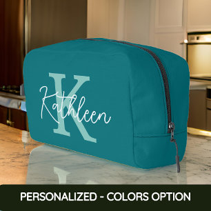 Sac cosmétique initial personnalisé pour femme et 