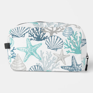 Sac Cosmétique Motif de coquillages turquoise Seas