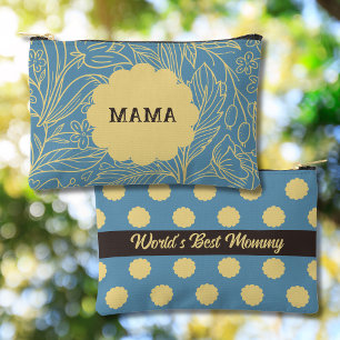 Sac cosmétique personnalisé à impression florale s