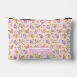 Sac cosmétique personnalisé pour fille à papillon 