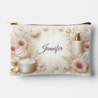 Sac cosmétique professionnel de beauté florale élé