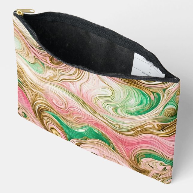 Sac cosmétique "Sherbet Swirl" (Ouvrir)