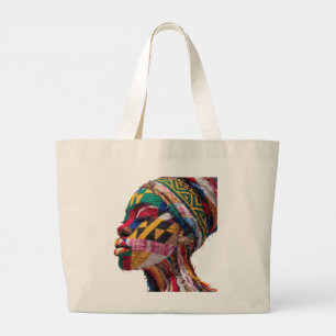 Sac Coton pour Femmes Noires Colorées à Célébrer