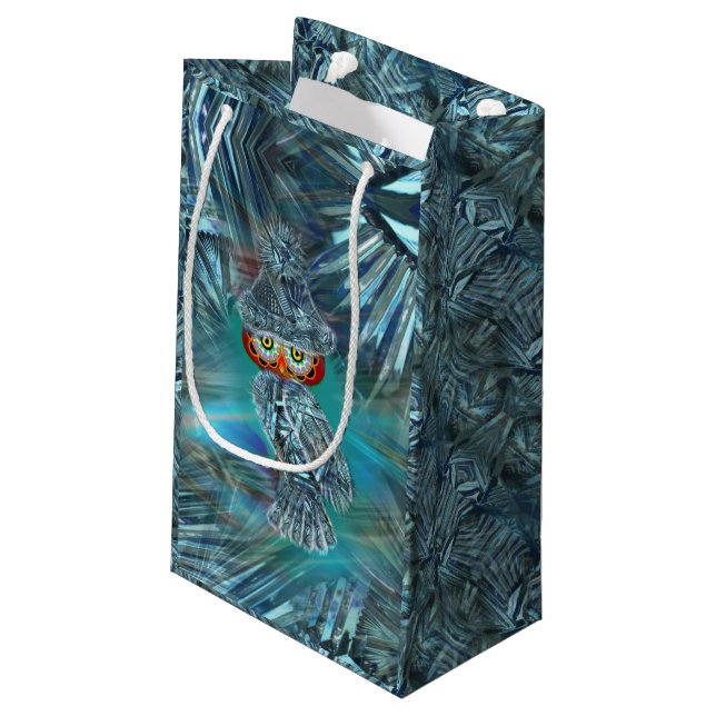 Sac cristallisé de cadeau de hibou de mode d'hiver (Dos Angle)
