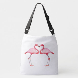 Sac Crossbody - Les Flamants roses roses doivent ê