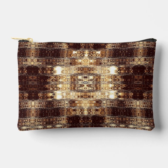Sac d'accessoires Abstrait Brown profond (Recto)