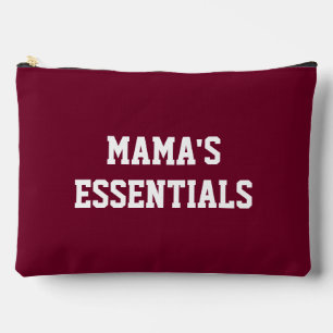 Sac d'accessoires de Bordeaux Red Mama