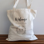 Sac d'accueil pour Mariage de scroll de vigne, Hôt<br><div class="desc">Cette vigne sinueuse fait une déclaration élégante pour votre mariage. Vous pouvez personnaliser avec vos informations et modifier le libellé pour convenir à votre événement.</div>