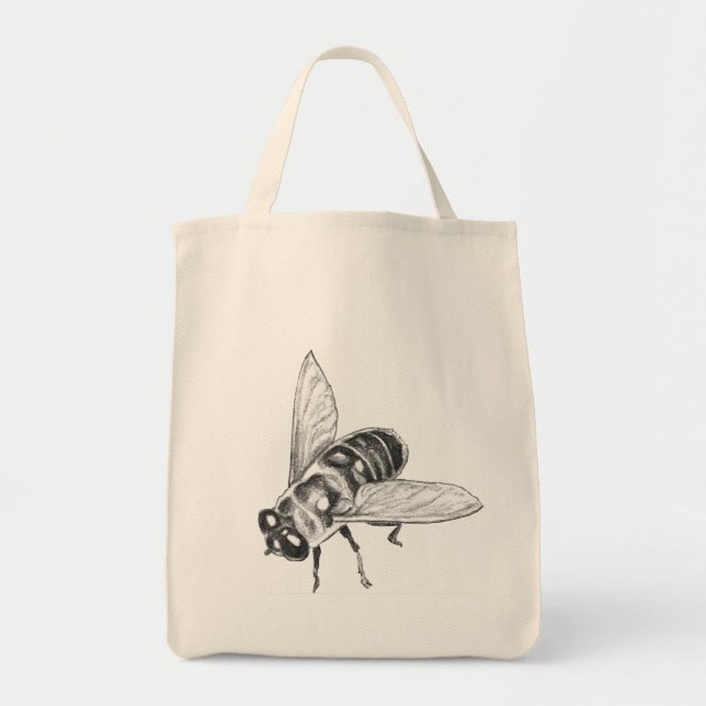 Sac d'achat de Sac fourre-tout d'abeilles Cool d'i (Devant)