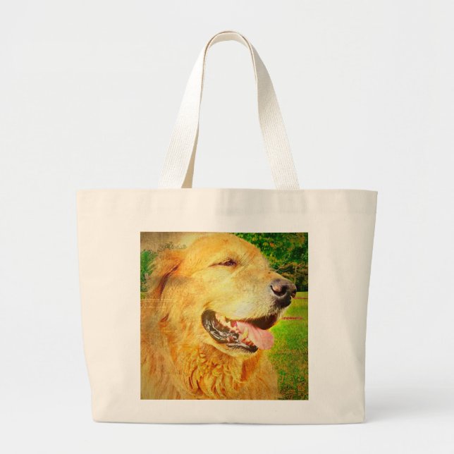 Sac d'achat Golden Retriever (Devant)