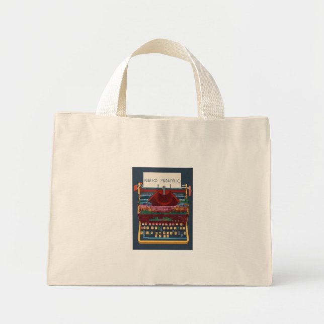 Sac d'achat porte toits imprimé design meilleur (Devant)