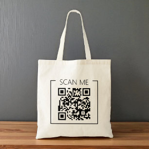 Sac d'affaires QR Code minimaliste Scannez-moi Ent