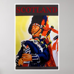 Sac d'affiche de voyage en Écosse Impression de co