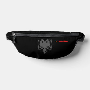 Sac d'Albanie, aigle albanais, armoiries / drapeau