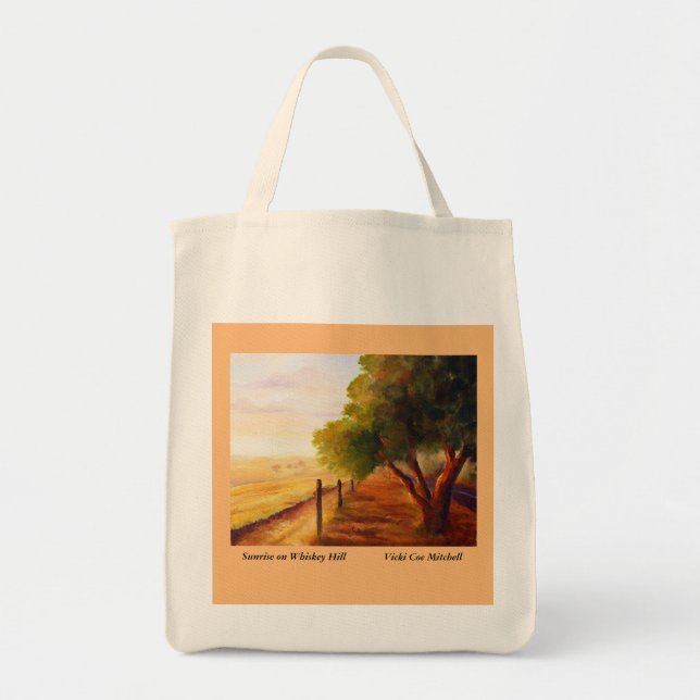 Sac d'alimentation en toile Whiskey Hill Sunrise (Devant)