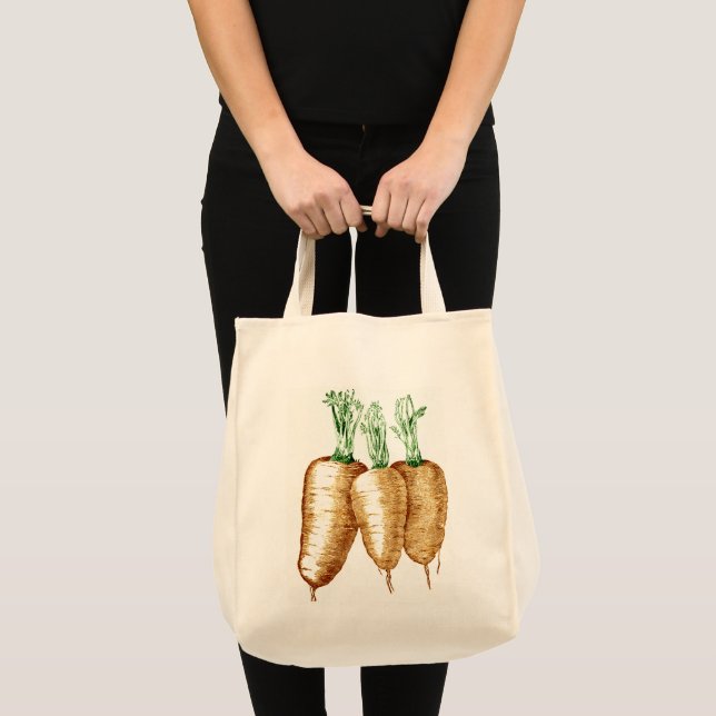 Sac d'alimentation personnalisable Carotte (Devant (produit))