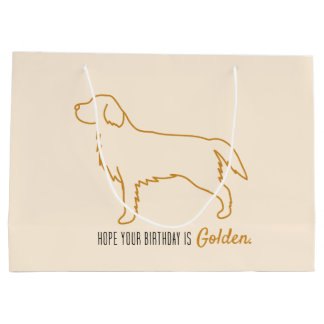 Sac d'anniversaire Golden Retriever