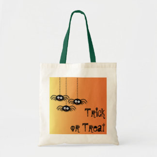 Sac d'araignées de Halloween de des bonbons ou un
