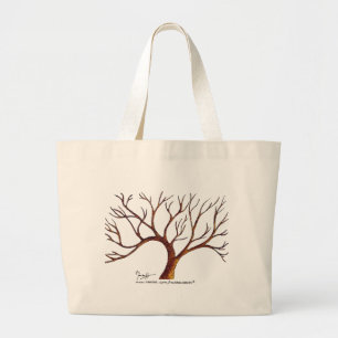 Sac d'arbre d'hiver d'aquarelle