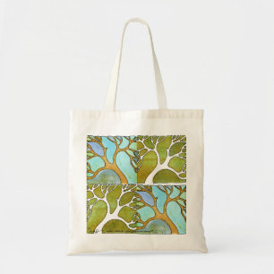Sac d'art d'arbre de vert bleu