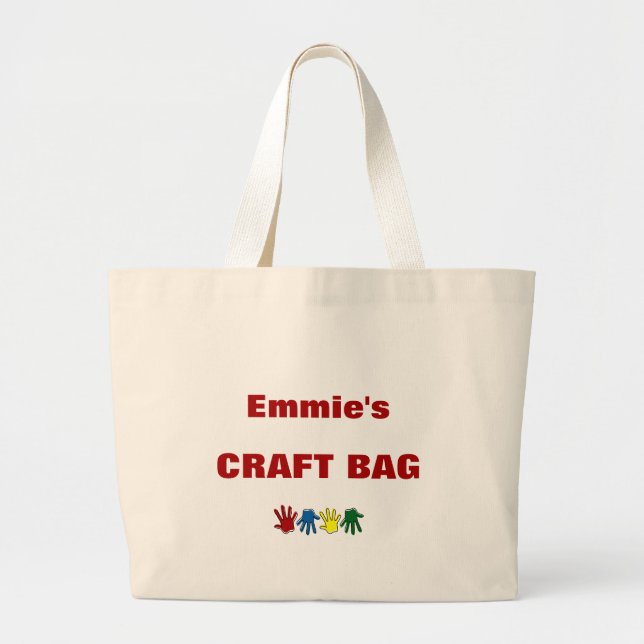 Sac d'artisanat pour enfants personnalisé (Devant)