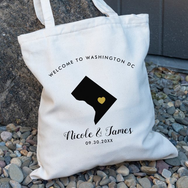 Sac de bienvenue de mariage de destination de Wash (Créateur téléchargé)