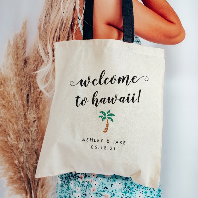 Sac de bienvenue de mariage de destination | Palmi (Créateur téléchargé)