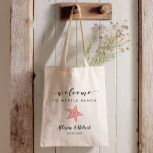Sac de bienvenue de mariage étoile de mer pour des