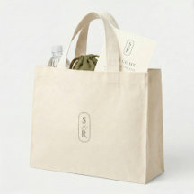 Sac de bienvenue de mariage personnalisé avec mono