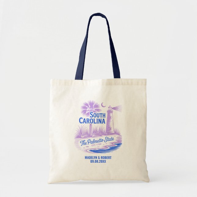 Sac de bienvenue du Mariage de Caroline du Sud, Am (Devant)