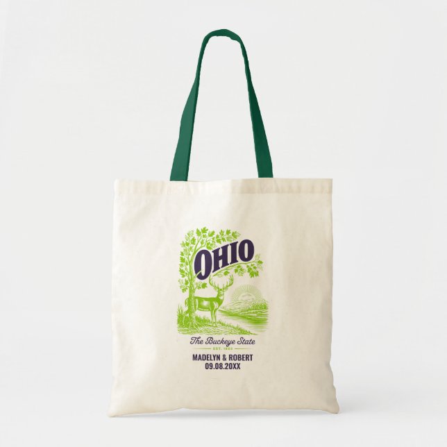Sac de bienvenue du Mariage de l'Ohio, State Love (Devant)