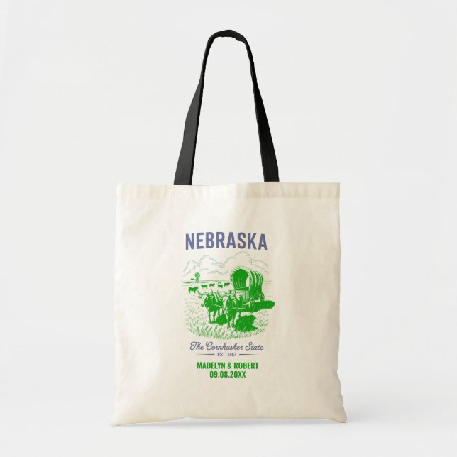 Sac de bienvenue du Mariage du Nebraska, State Lov (Devant)