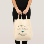 Sac de bienvenue mariage avec arrière Itinéraire,<br><div class="desc">Remplissez ce joli sac avec vos gâteries préférées pour accueillir les invités à votre mariage! Vous pouvez inclure votre itinéraire à l'envers,  afin que les clients sachent où ils sont censés être et quand.</div>
