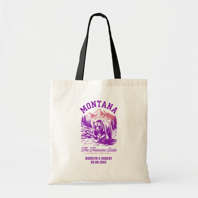 Sac de bienvenue Mariage du Montana, Amour de l'Ét (Devant)