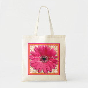 Sac de bienvenue Mariage rose Gerbera Daisy Orange