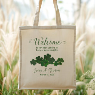 Sac de bienvenue personnalisé Mariage irlandais Cl