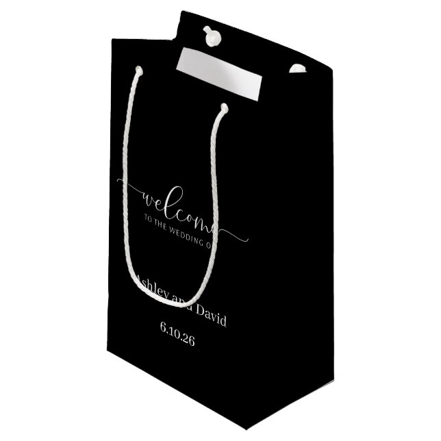Sac de bienvenue pour mariage (Devant Angle)