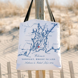 Sac de bienvenue pour mariage à Newport Rhode Isla