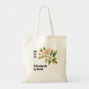 Sac de bienvenue pour mariage aux fleurs d'oranger