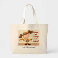 Sac de biscuit de fille scout