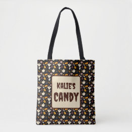 Sac de bonbons d'Halloween Citrouille, Fantôme, Ch