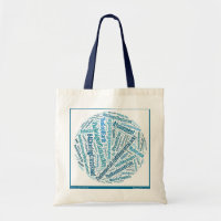 Sac de bookclub de fourre-tout de métier de fil de