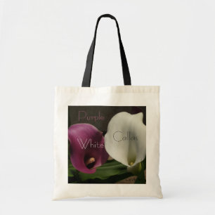 Sac de budget "de callas blanches pourpres"