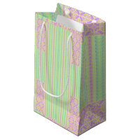 Sac de cadeau à motif de croix de Pâques pastel