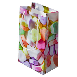 Sac de cadeau - coeurs de conversation de sucrerie