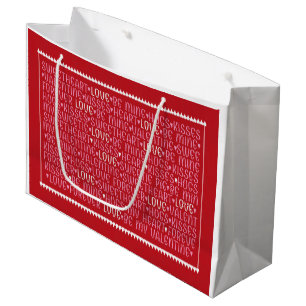 Sac de cadeau d'amour de Saint-Valentin